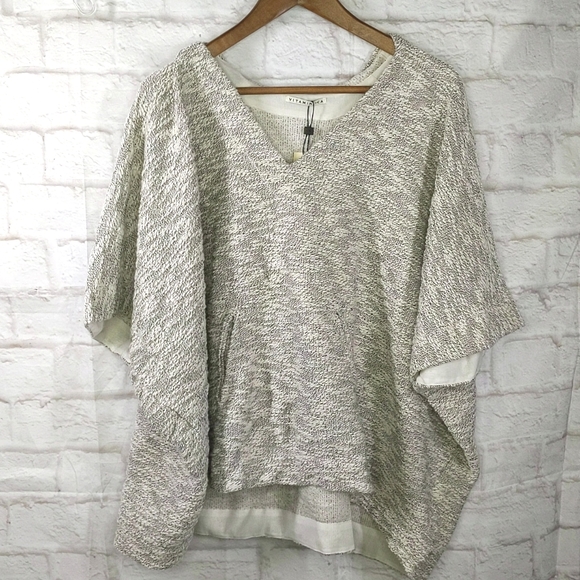 NWT ~ VITAMIN A Dawn Patrol Hooded Poncho - Italian Terry - Picture 5 of 8